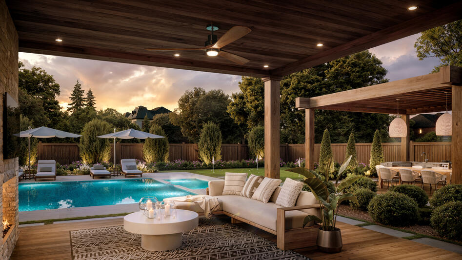 The Legacy Millcroft in Burlington by Hallett Homes backyard The Legacy Millcroft in Burlington by Hallett Homes backyard