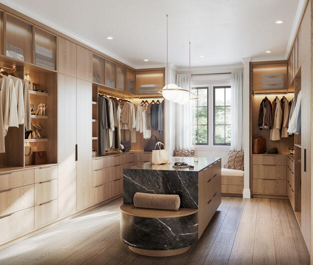 The Legacy Millcroft in Burlington by Hallett Homes walk in closet The Legacy Millcroft in Burlington by Hallett Homes walk in closet