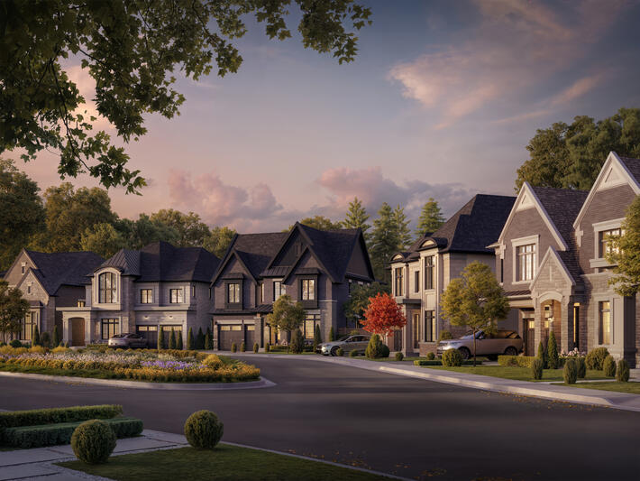 The Legacy Millcroft in Burlington by Hallett Homes streetview The Legacy Millcroft in Burlington by Hallett Homes streetview